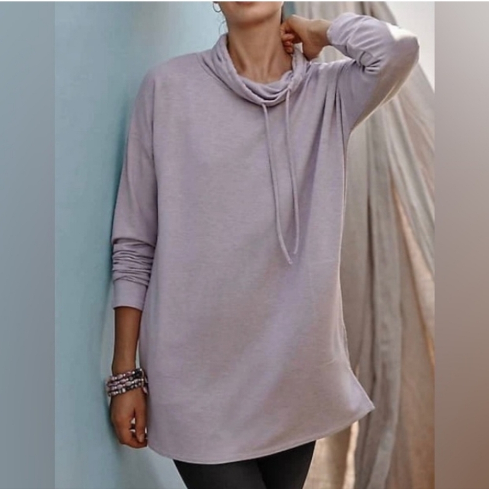 J. Jill Purejill ECO Brushed French Terry Cowlneck Tunic Size XS